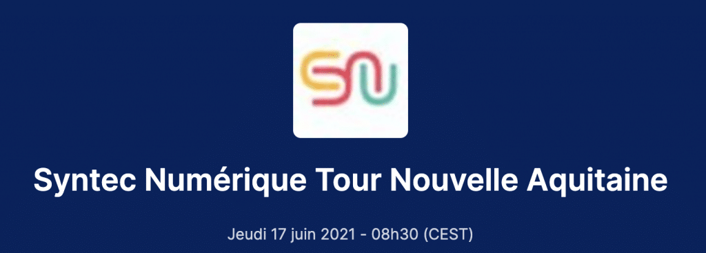 Evenement Syntec Numérique Tour - Etape Aquitaine logo