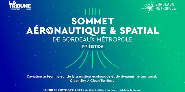 Sommet aéronautique et spatial de Bordeaux Métropole visuel