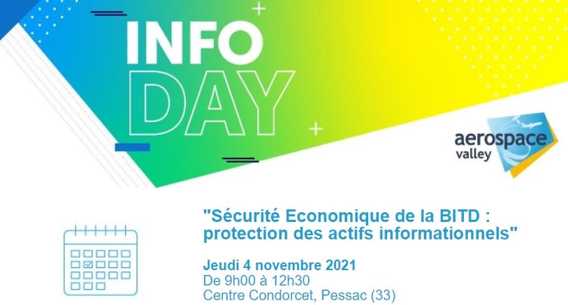 InfoDay Sécurité Economique de la BITD visuel