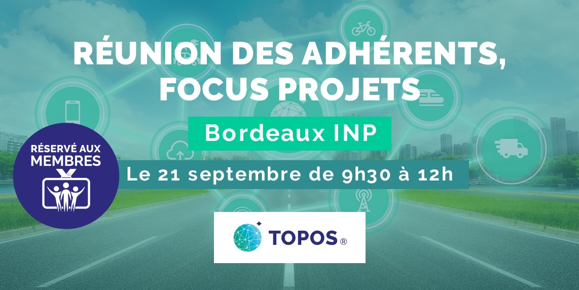 Réunion des adhérents TOPOS, focus projets visuel