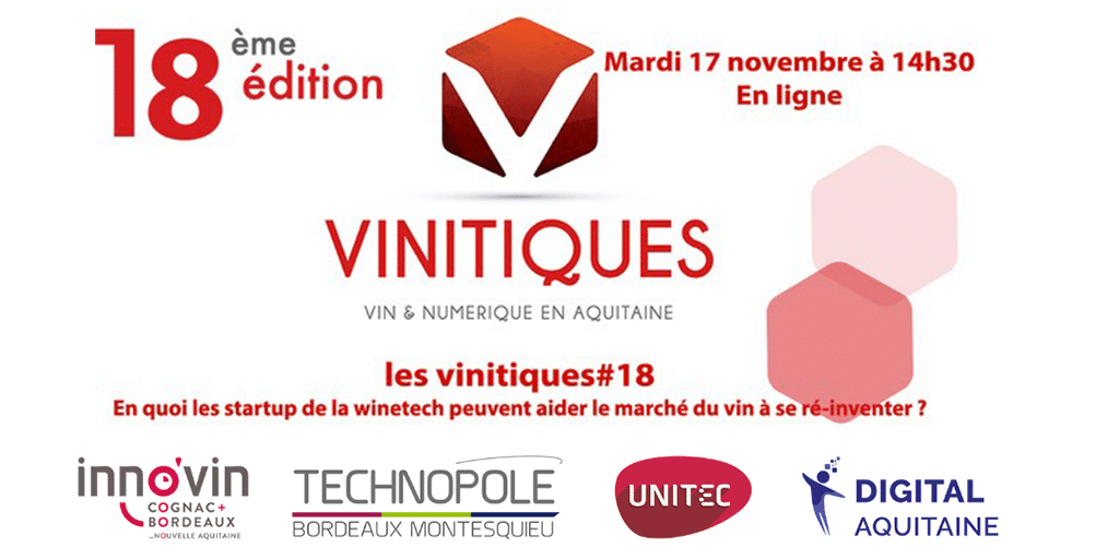 Vinitiques#18 - En quoi les startups de la WineTech peuvent aider le marché du vin à se réinventer ? visuel