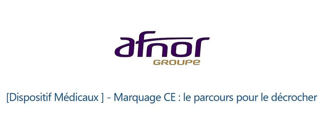 AFNOR - DM - Marquage CE