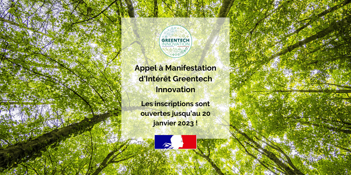 Appel à Manifestation d’Intérêt Greentech Innovation