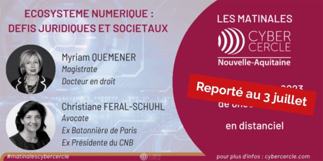 matinale cybercercle 28 juin 2023 ecosysteme numerique3 juillet matinale cybercercle 28 juin 2023 ecosysteme numerique