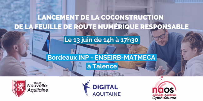 LANCEMENT DE LA COCONSTRUCTION DE LA FEUILLE DE ROUTE numérique responsable LANCEMENT DE LA COCONSTRUCTION DE LA FEUILLE DE ROUTE numérique responsable