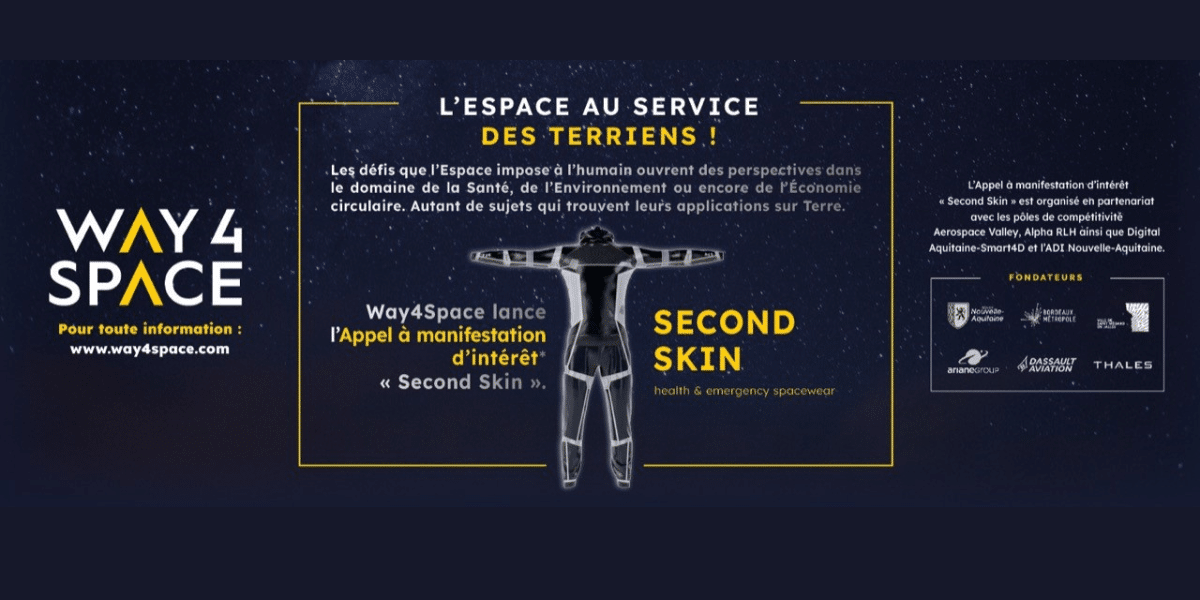 « Second Skin » une sous-combinaison portée a même la peau par un astronaute