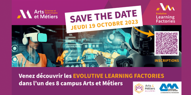 Inauguration du programme Human 5.0 et lancement de la campagne de levée de fond des Evolutive Learning Factories Arts & Métiers Inauguration du programme Human 5.0 et lancement de la campagne de levée de fond des Evolutive Learning Factories