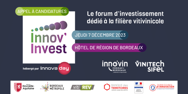 Candidatez au Forum Innov’Invest Candidatez au Forum Innov’Invest