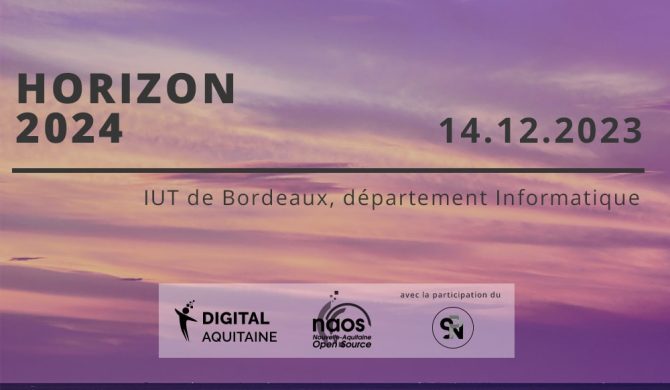 Horizon 2024 Digital Aquitaine et NAOS