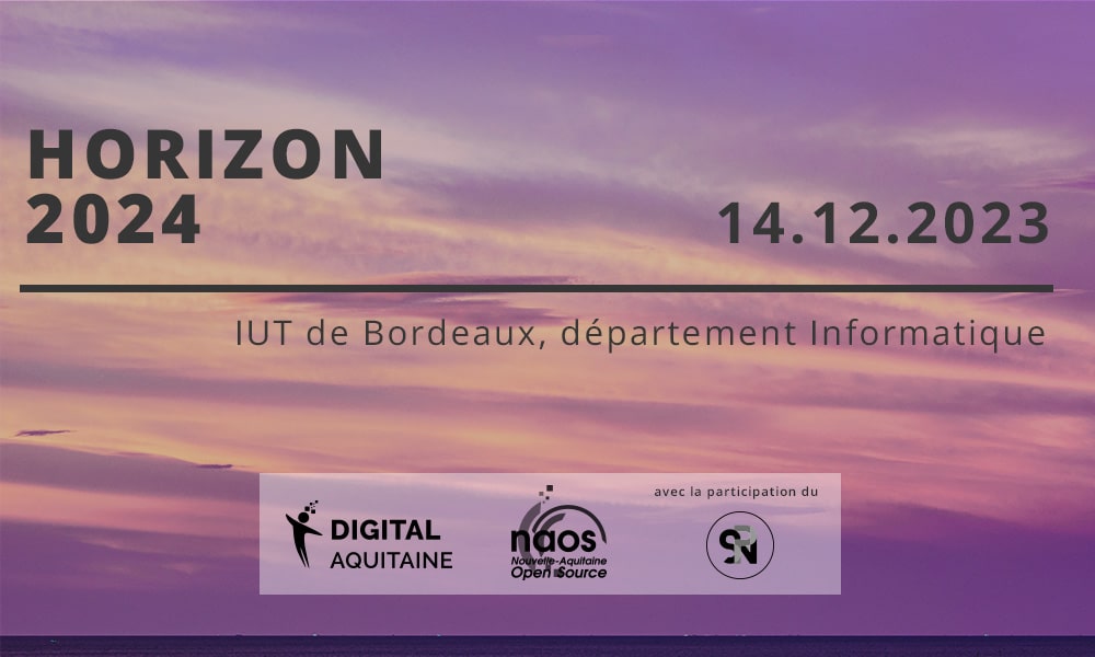 Horizon 2024 Digital Aquitaine et NAOS