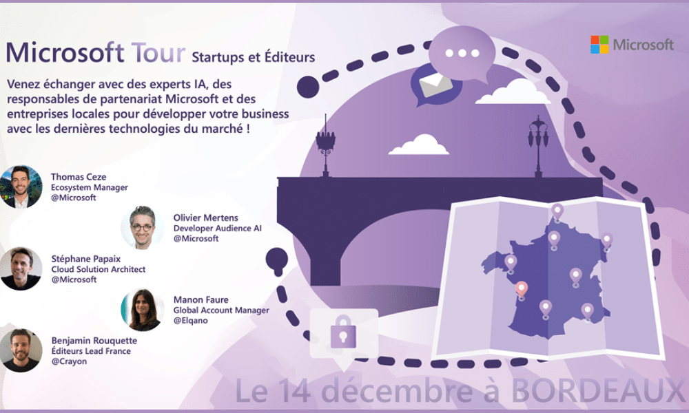 Microsoft Tour – Startups & Éditeurs – Bordeaux