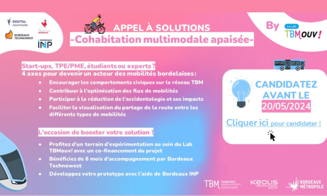 Appel à solutions – Le Lab TBMOUV! Appel à solutions - Le Lab TBMOUV!