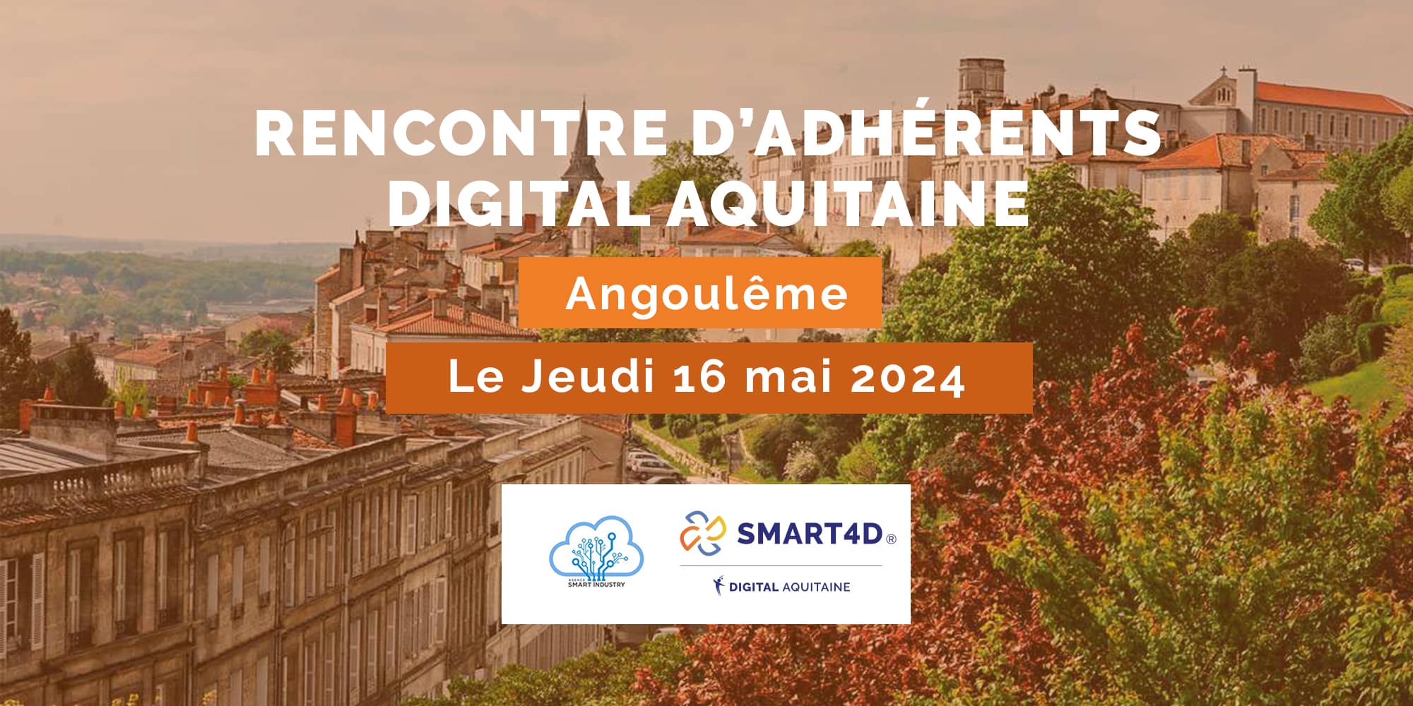 Visuel rencontre adhérents Digital Aquitaine Angouleme