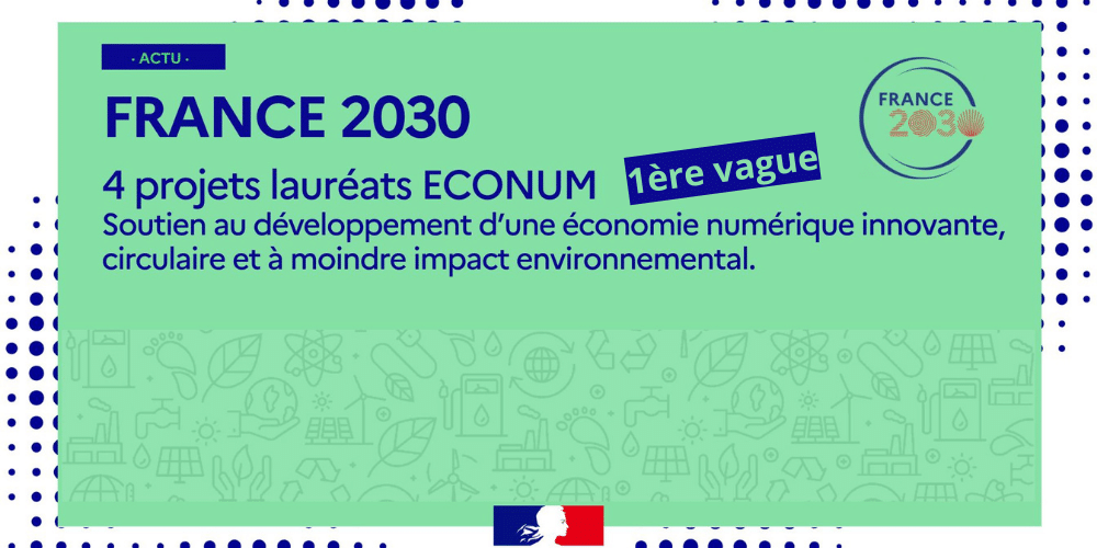 Les 4 lauréats sélectionnés pour la première relève de l’appel à projets ECONUM Les 4 lauréats sélectionnés pour la première relève de l’appel à projets ECONUM