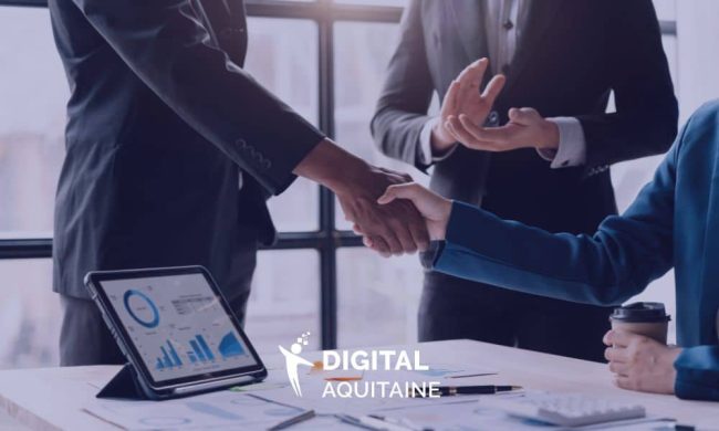 Visuel article traité de fusion Projet de fusion Digital Aquitaine / Pôle ENTER